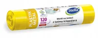 Worki na śmieci - Worki z taśmą do segregacji żółte Plastik 120L a5 - miniaturka - grafika 1