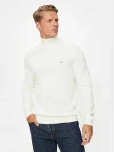 Tommy Hilfiger Golf MW0MW28048 Biały Regular Fit - Swetry męskie - miniaturka - grafika 1