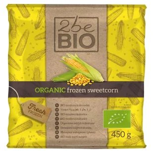 2BeBio Bio mrożona kukurydza 450 g - Mrożonki warzywne i owocowe - miniaturka - grafika 1