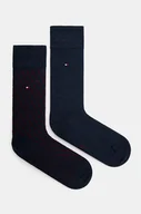 Skarpetki męskie - Tommy Hilfiger skarpetki 2-pack męskie kolor granatowy 701229839 - miniaturka - grafika 1