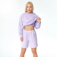 Bluzy damskie - Damska krótka bluza z kapturem Olimp – WMS Short Hoodie-M - miniaturka - grafika 1