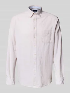 Koszula casualowa o kroju regular fit z kołnierzykiem typu button down - Koszule męskie - miniaturka - grafika 1