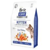 Sucha karma dla kotów - Karma dla kota BRIT Care Grain Free Kitten Immunity Świeży Łosoś 2 kg - miniaturka - grafika 1