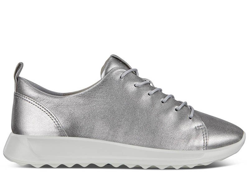 Buty sportowe ECCO FLEXURE srebrne skórzane 37