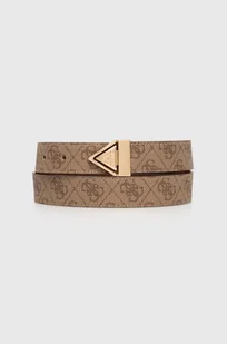 Guess pasek dwustronny ECO ERICA damski kolor brązowy BW9142 P4330 - Paski - miniaturka - grafika 1