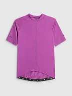 Koszulki rowerowe - 4F Koszulka kolarska męska - fioletowa XXL - miniaturka - grafika 1