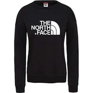 Bluzy damskie - THE NORTH FACE damska bluza W Drew Peak Crew-eu Tnf Black czarny czarny S - miniaturka - grafika 1