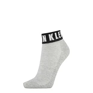 Calvin Klein Damskie nowoczesne skarpety z logo Women's Quarter Sock (1 opakowanie), jasnoszary melanżowy, rozmiar uniwersalny - Skarpetki damskie - miniaturka - grafika 1