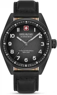 Zegarki męskie - Zegarek męski SWISS MILITARY SMWGA0001530 czarny klasyczny - miniaturka - grafika 1