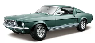Maisto, model kolekcjonerski Ford Mustang Gta 1967 Zielony 1/18 - Samochody i pojazdy dla dzieci - miniaturka - grafika 1