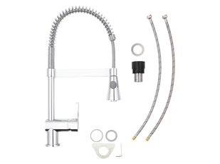 LIVARNO home Bateria zlewozmywakowa (Armatura ze spiralną wylewką) - Baterie kuchenne - miniaturka - grafika 1