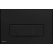 Przyciski spłukujące - Ravak Uni Slim przycisk spłukujący czarny mat X01744 - miniaturka - grafika 1