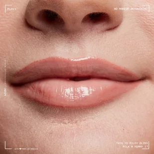 NYX Professional Makeup This Is Mily Gloss 17 Milk N Hunny - Błyszczyki do ust - miniaturka - grafika 6