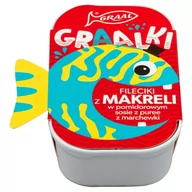Konserwy i dania rybne - GRAAL Graalki Fileciki z makreli w pomidorowym sosie z puree z marchewki 110 g - miniaturka - grafika 1