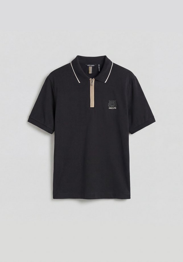 Koszulka polo męskie antony morato polo con zip altro