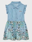 Sukienki i spódniczki dla dziewczynek - Guess Sukienka codzienna K3GK22 D3X30 Niebieski Regular Fit - miniaturka - grafika 1