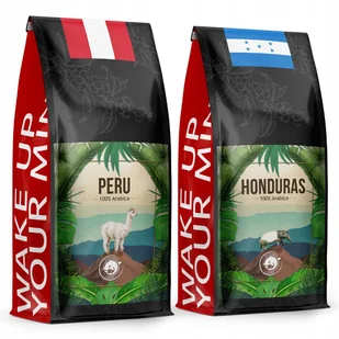 Kawa Ziarnistia Peru + Honduras 2X1Kg Świeżo Palona Arabica100% - Blue Orca - Kawa Kawa Ziarnistia Peru + Honduras 2X1Kg Świeżo Palona Arabica100% - Blue Orca - Kawa - miniaturka - grafika 1