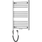 Grzejniki łazienkowe - Mexen Mars grzejnik elektryczny 700 x 500 mm, 300 W, chrom - W110-0700-500-2300-01 - miniaturka - grafika 1