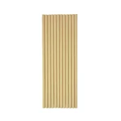 Słomki do napojów - Słomka papierowa kraftowa 12 sztuk - miniaturka - grafika 1