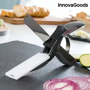 Nóż-Nożyczki z Mini Deską do Krojenia InnovaGoods - Nożyce kuchenne - miniaturka - grafika 1