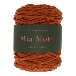 Mia Mote™ Lush Line Sznurek bawełniany 5mm copper-Szpula ~ 100 m - Zabawki kreatywne - miniaturka - grafika 1