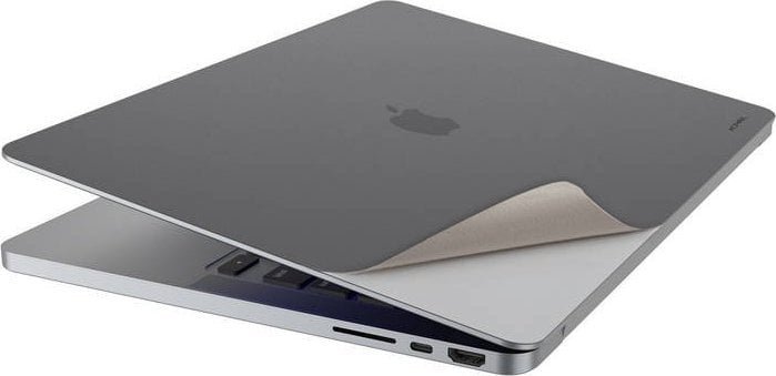 Etui JCPal MacGuard Two-in-One Skin Set Space Gray, Top skin+Back skin for MacBook Pro16