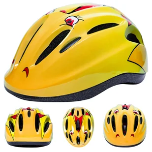 Kask rowerowy dla dzieci dziecięcy LEKKI regulacja - Kaski rowerowe - miniaturka - grafika 1