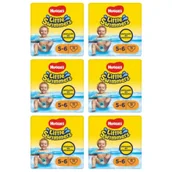 Pieluchy - Huggies Pieluchy do pływania 5-6 Little Swimmers (12-18 kg) Zestaw 6 x 11 szt. - miniaturka - grafika 1