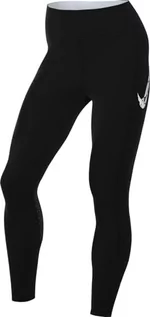 Spodnie rowerowe - Nike Spodnie damskie W Nk FST Sw Hbr Df Mr 7/8 Tgt Black/White, FN3268-010, L - grafika 1