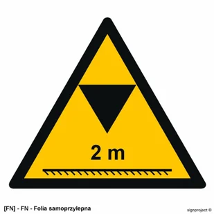 SIGNPROJECT GE026 - Uwaga 500x500 - Tablice BHP - miniaturka - grafika 1