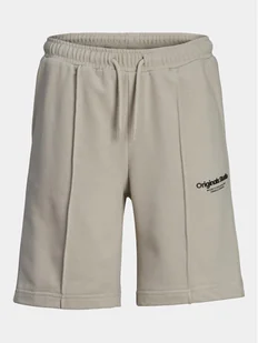 Jack&Jones Junior Szorty sportowe Vesterbro 12254196 Szary Loose Fit - Spodenki damskie - miniaturka - grafika 1