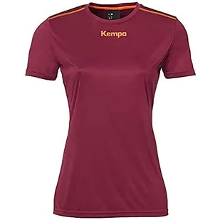 Kempa Kempa damska koszulka T-shirt-200235011 czerwony Deep Rot S 200235011 - Koszulki i topy damskie - miniaturka - grafika 1