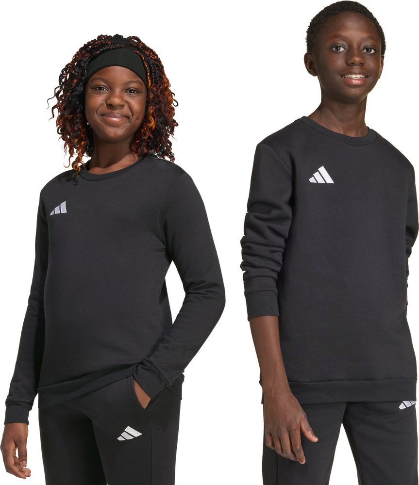 Bluza dla dzieci adidas Entrada 26 Sweat Top czarna JZ6554 140cm