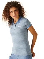 Koszulki sportowe damskie - Regatta Funkcyjna koszulka polo "Remex II" w kolorze niebieskim - miniaturka - grafika 1