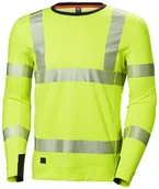 Odzież robocza - Helly Hansen Reflective T-shirt ICU Lifa Active Crewneck, yellow 2XL - miniaturka - grafika 1
