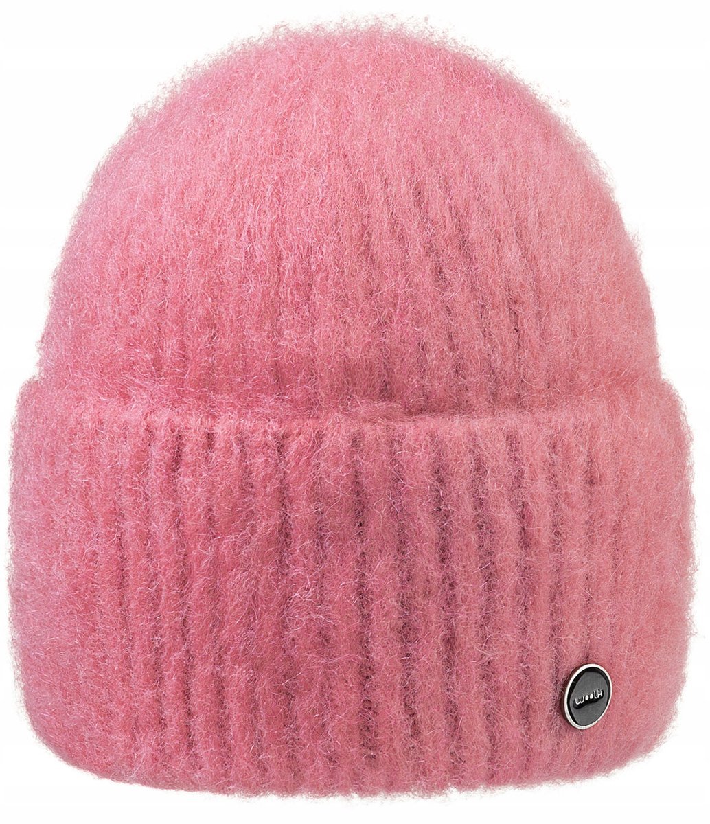 Zimowa Czapka Damska Dziana Ciepła Wełna WOOLK