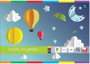 Inter-druk Zeszyt papierów kolorowych A5/10K 10szt) - Szkolne artykuły papiernicze - miniaturka - grafika 1
