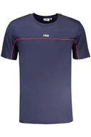 Koszulki męskie - FILA MĘSKA KOSZULKA Z KRÓTKIM RĘKAWEM NIEBIESKA - miniaturka - grafika 1