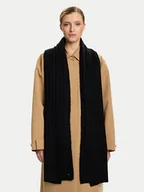 Apaszki i szaliki damskie - Tommy Hilfiger Szalik Flag Fluffy AW0AW17787 Czarny - miniaturka - grafika 1