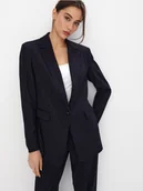 Marynarki i żakiety damskie - Mohito - Marynarka w paski - granatowy - miniaturka - grafika 1