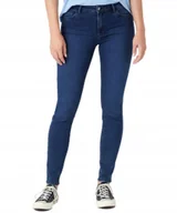 Spodnie damskie - Jeansy Wrangler Skinny W28KLF206 Blue Lava W27/L32 - miniaturka - grafika 1
