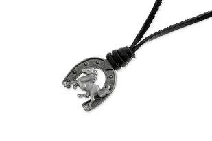 Wisiorek Damski Z Podkową Talizman Amulet - Wisiorki - miniaturka - grafika 1