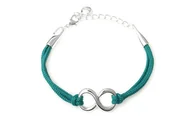 Bransoletki - Symbol Nieskończoności Bransoletka Turkus - miniaturka - grafika 1