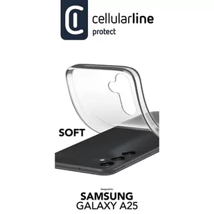 Cellularline Soft - Etui Samsung Galaxy A25 5G (przezroczysty) - Pozostałe akcesoria do telefonów - miniaturka - grafika 2