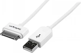 Kabel USB StarTech USB-A - Apple 30-Pin 1 m Biały USB2ADC1M - Kable USB - miniaturka - grafika 1