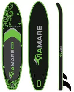 Deska SUP VIAMARE SUP Set 330 S Octopus black/green długość 330 cm wyporność 160 - Deski SUP i akcesoria - miniaturka - grafika 1