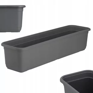 KADAX Doniczka Skrzynka Balkonowa 60cm Antracyt - Donice - miniaturka - grafika 1