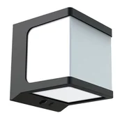 Lampy ogrodowe - Inspire Kinkiet solarny Prospe czarny z czujnikiem IP54 LED - miniaturka - grafika 1