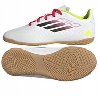 Piłka nożna - Buty adidas F50 Club Jr IN IE3735 biały 32 - miniaturka - grafika 1