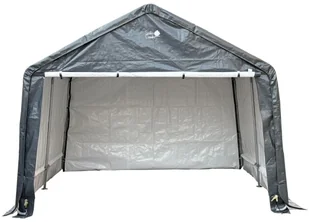 PAWILON GARAŻ OGRODOWY 3.65x3.65x2.71M SZARY SASKA GARDEN - Pawilony ogrodowe - miniaturka - grafika 1